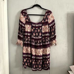 Boho tie dress